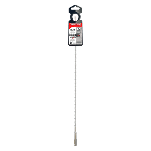 Diablo DMAPL2170 1/4" x 16" x 18" SDS-Plus 2-Cutter Carbide-Tipped Hammer Drill Bit - Image 2