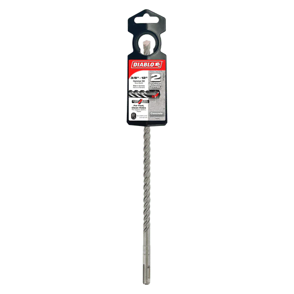 Diablo DMAPL2240 3/8" x 10" x 12" SDS-Plus 2-Cutter Carbide-Tipped Hammer Drill Bit - Image 2