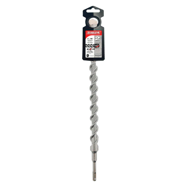 Diablo DMAPL2530 1" x 16" x 18" SDS-Plus 2-Cutter Carbide-Tipped Hammer Drill Bit - Image 2
