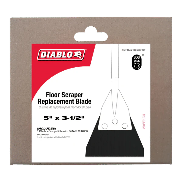 Diablo DMAPLCH2060BO SDS-Plus Floor Scraper Replacement Blade (for DMAPLCH2060) - Image 2