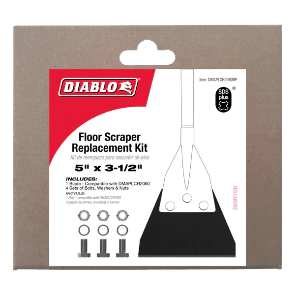 Diablo DMAPLCH2060RP SDS-Plus Floor Scraper Replacement Kit - Image 2