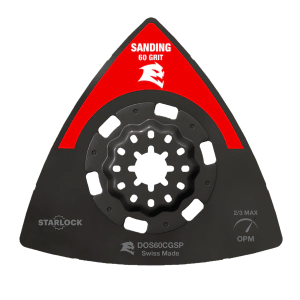 Diablo DOS60CGSP 3-1/2" 60-Grit Starlock Oscillating Sanding Plate