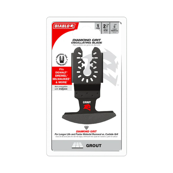 Diablo DOU16DGX Universal Fit Diamond Grit Oscillating Blade for Grout - Image 2