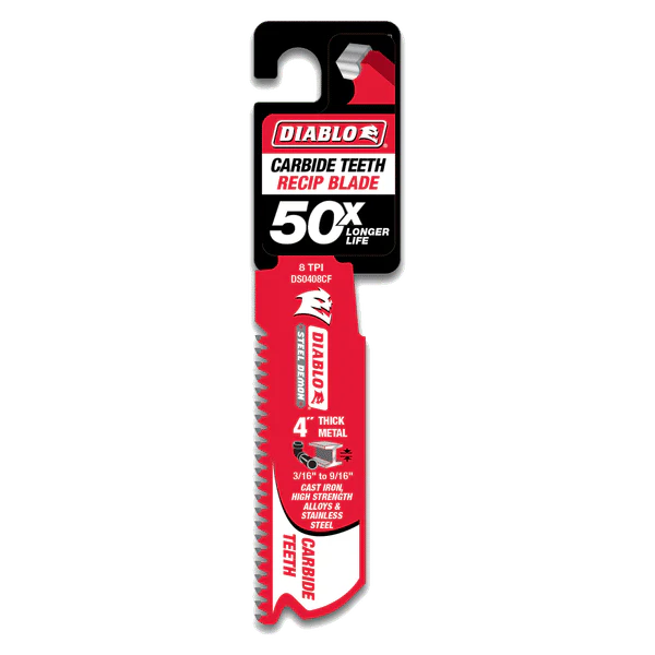 Diablo DS0408CF 4" Steel Demon Carbide Blades for Thick Metal Cutting, 8 TPI - Image 2