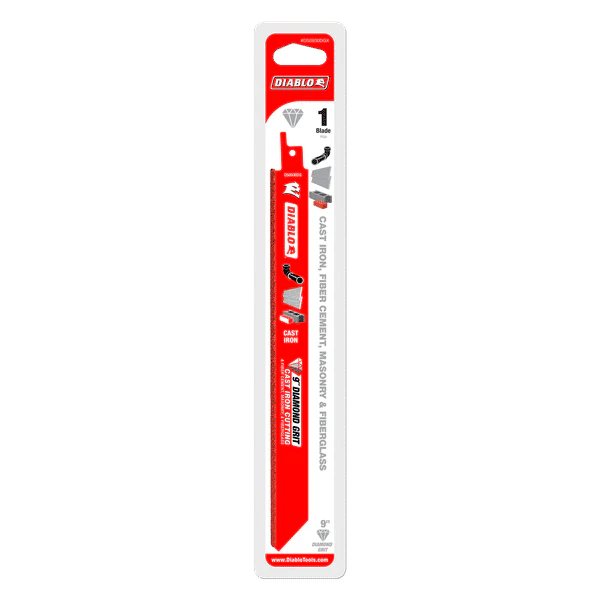 Diablo DS0930DGX 9" Diamond Grit Reciprocating Saw Blade for Cast Iron - Image 2