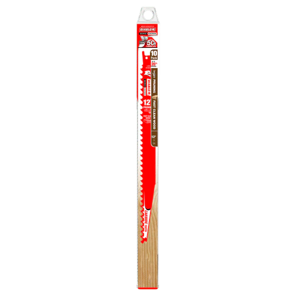 Diablo DS1203CP10 12" Carbide-Tip Pruning and Clean Wood Blade, 3 TPI (Pack of 10) - Image 2