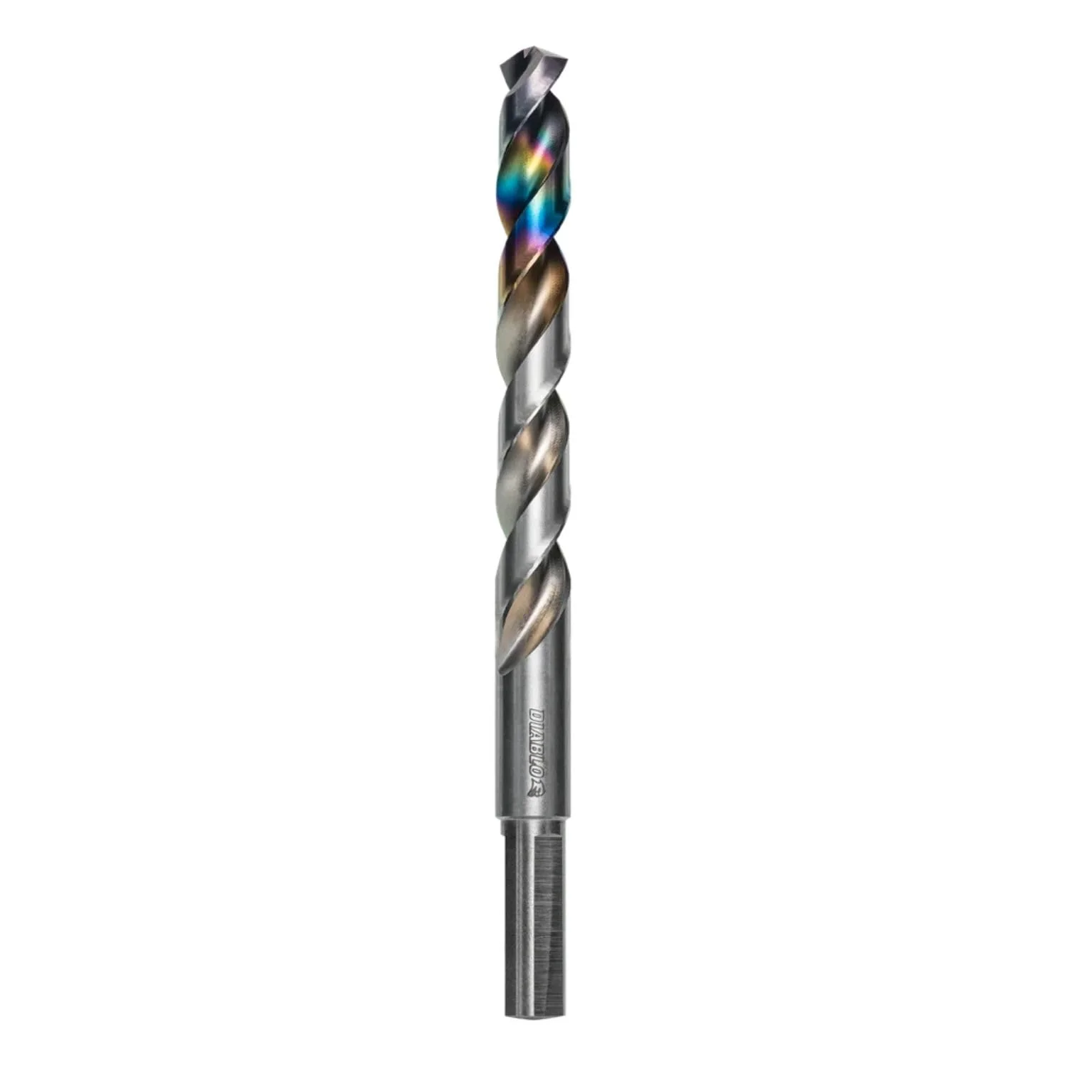 Diablo DMD2564JB Metal Demon Drill Bit with Thermal Shield Protective Coating for Mild, Hardened and Stainless Steel - 5.2" Length, 25/64" Dia., 3-Flats Shank
