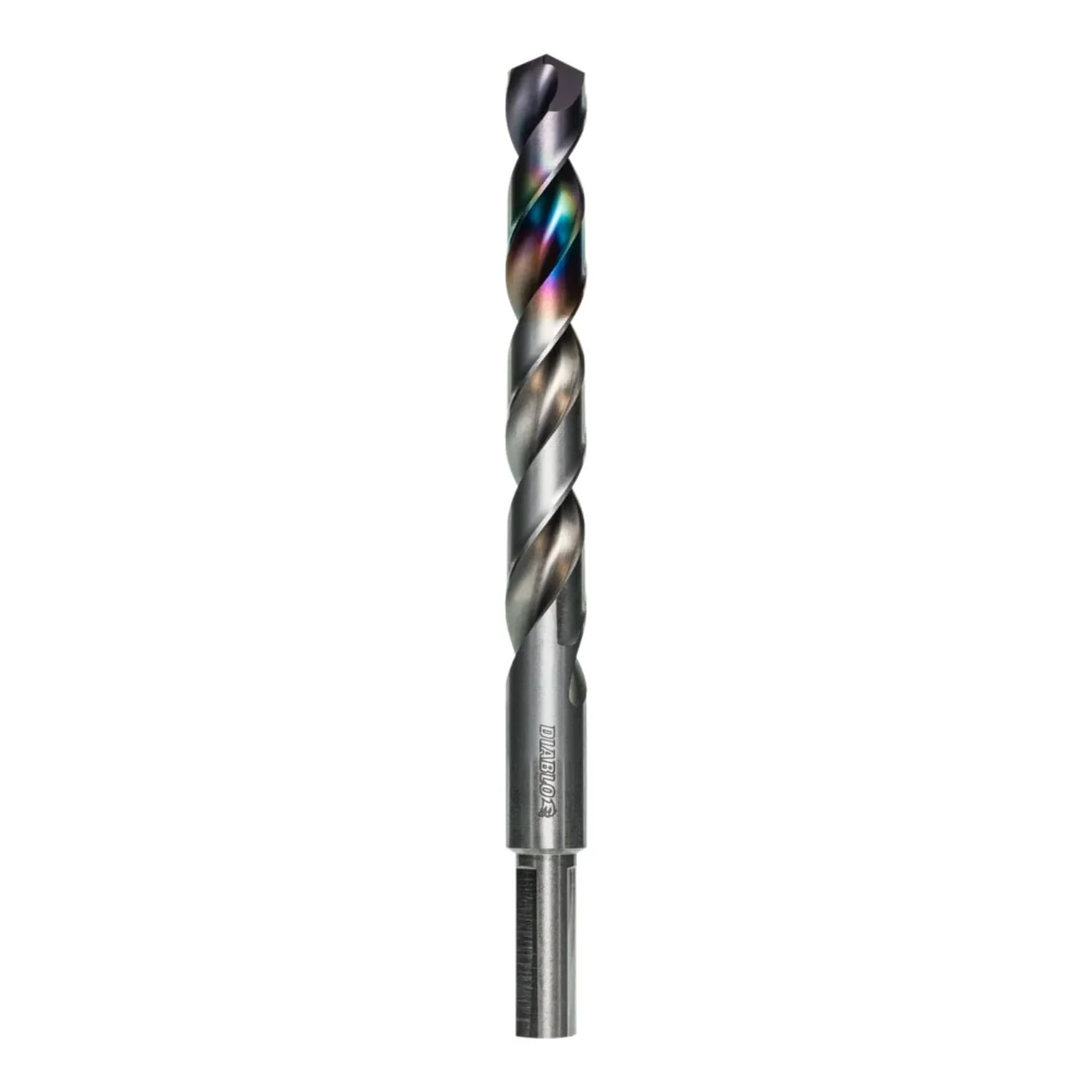 Diablo DMD3164JB Metal Demon Drill Bit with Thermal Shield Protective Coating for Mild, Hardened and Stainless Steel - 5.9" Length, 31/64" Dia., 3-Flats Shank