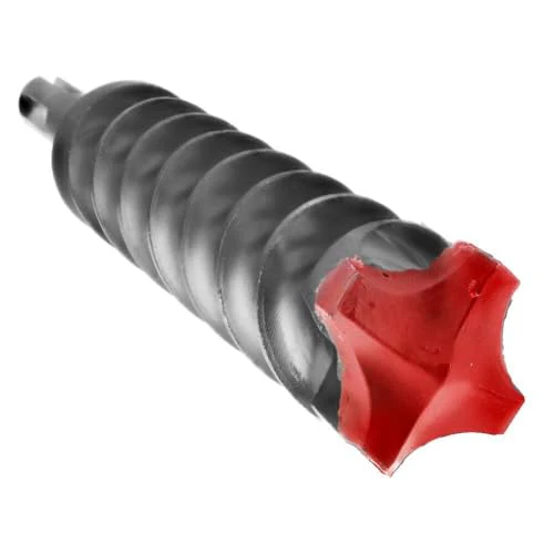 Diablo Rebar Demon SDS-Max 4-Cutter Full Carbide Head Hammer Drill Bit with Tri-Metal Fusion Welding - 11/16" Diameter, 21" Length, 16" Working Length - DMAMX1430