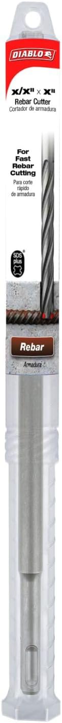 Diablo SDS-Plus Rebar Cutter for Cutting Rebar and Steel in Concrete - 1/2" Diameter, 12" Length, 5" Working Length - DMAPLRC1020 - Image 3
