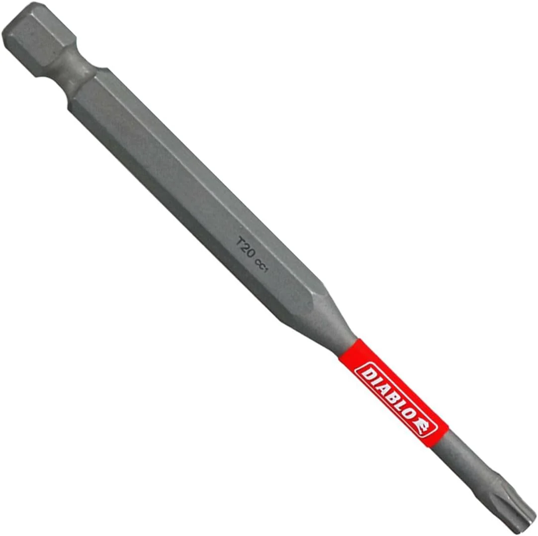 Diablo Torx Drive Bits for Installing and Removing Fasteners - 1/4-Inch Hex Shank, T20 Screwdriver Head, 3-1/2-Inch Length - DT2035P1 - Image 2