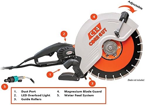 Diamond (C14) Electric Hand Saw, 120V/15Amp, 4500 RPM - Image 3