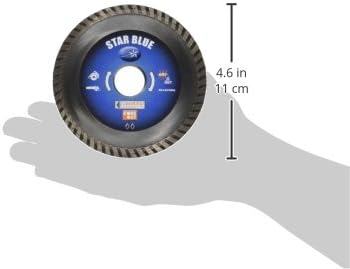 Diamond Products Core Cut 74960 4-1/2-Inch by 0.080 by 7/8-Inch Star Blue Turbo Blade - Image 3