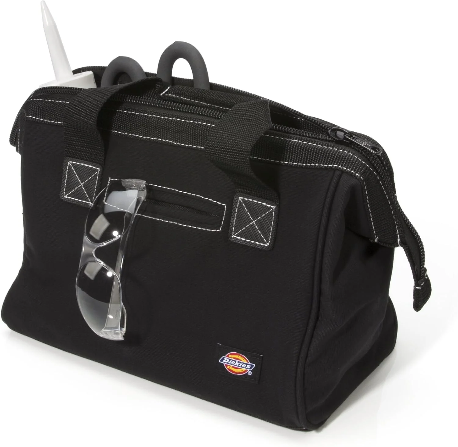 Dickies 57084 12-Inch Durable Canvas Work Bag for Painters, Carpenters, and Builders, Heavy-Duty Zipper, Reinforced Handles - Image 3