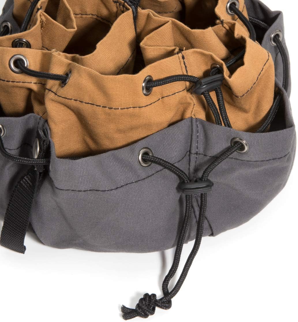 Dickies 57004 12-Pocket Drawstring Work/Tool Bag, Heavy-Duty Drawstrings for Quick-Closure, Snap-Secured Tape Strap, Durable Canvas Construction - Image 4