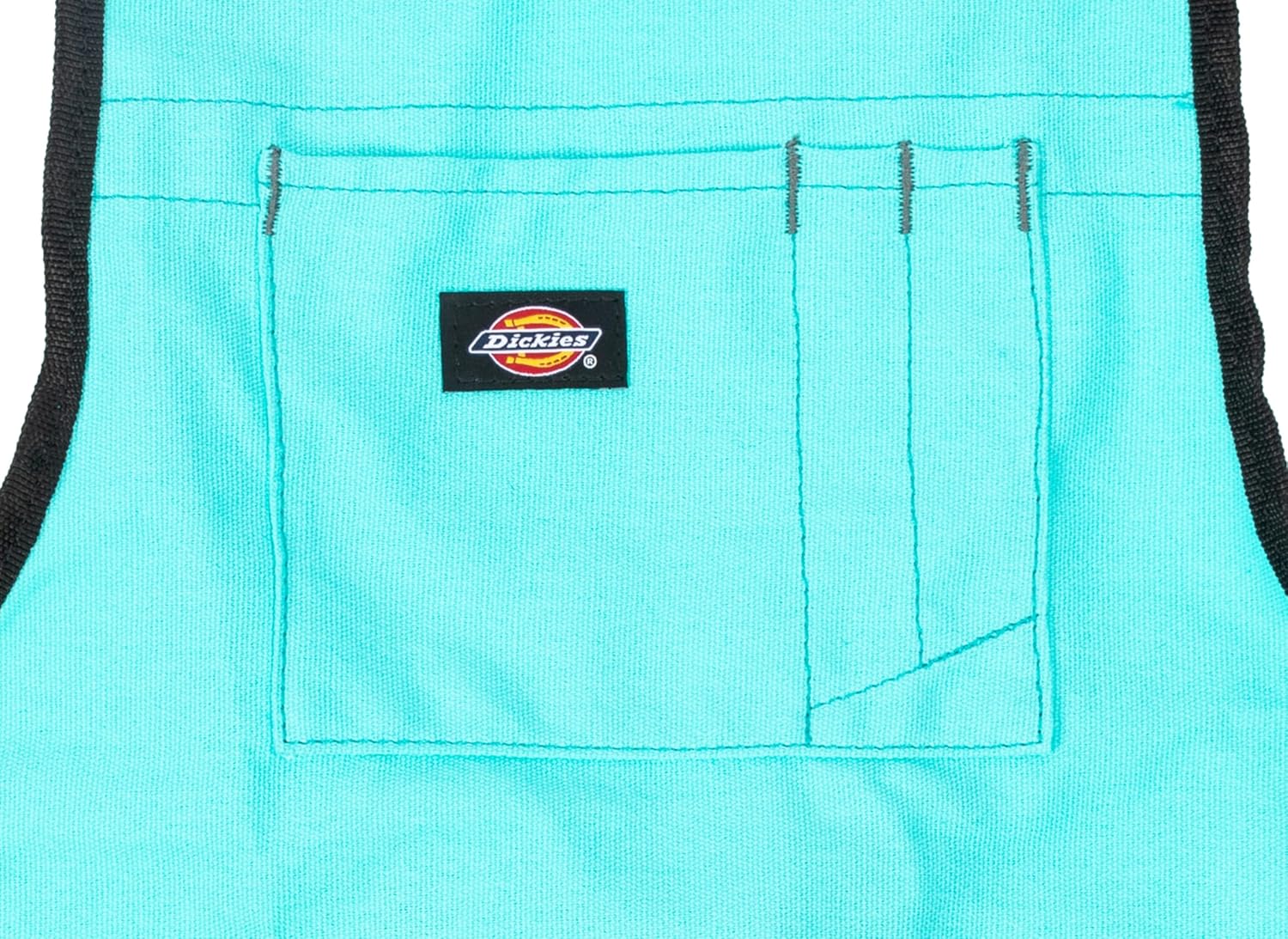 Dickies 57147 16-Pocket Workshop Bib Apron, Durable Canvas Construction, Reinforced Edges, Adjustable Belt, Teal - Image 2
