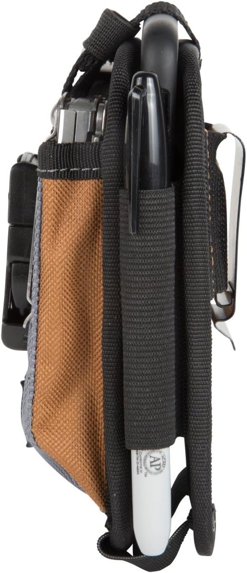 Dickies 57100 2-Compartment Large Phone Pouch, Universal-fit Steel Clip for Tool Belt, Security Strap Over Phone, Carabiner for Quick-Clip Key Storage - Image 7