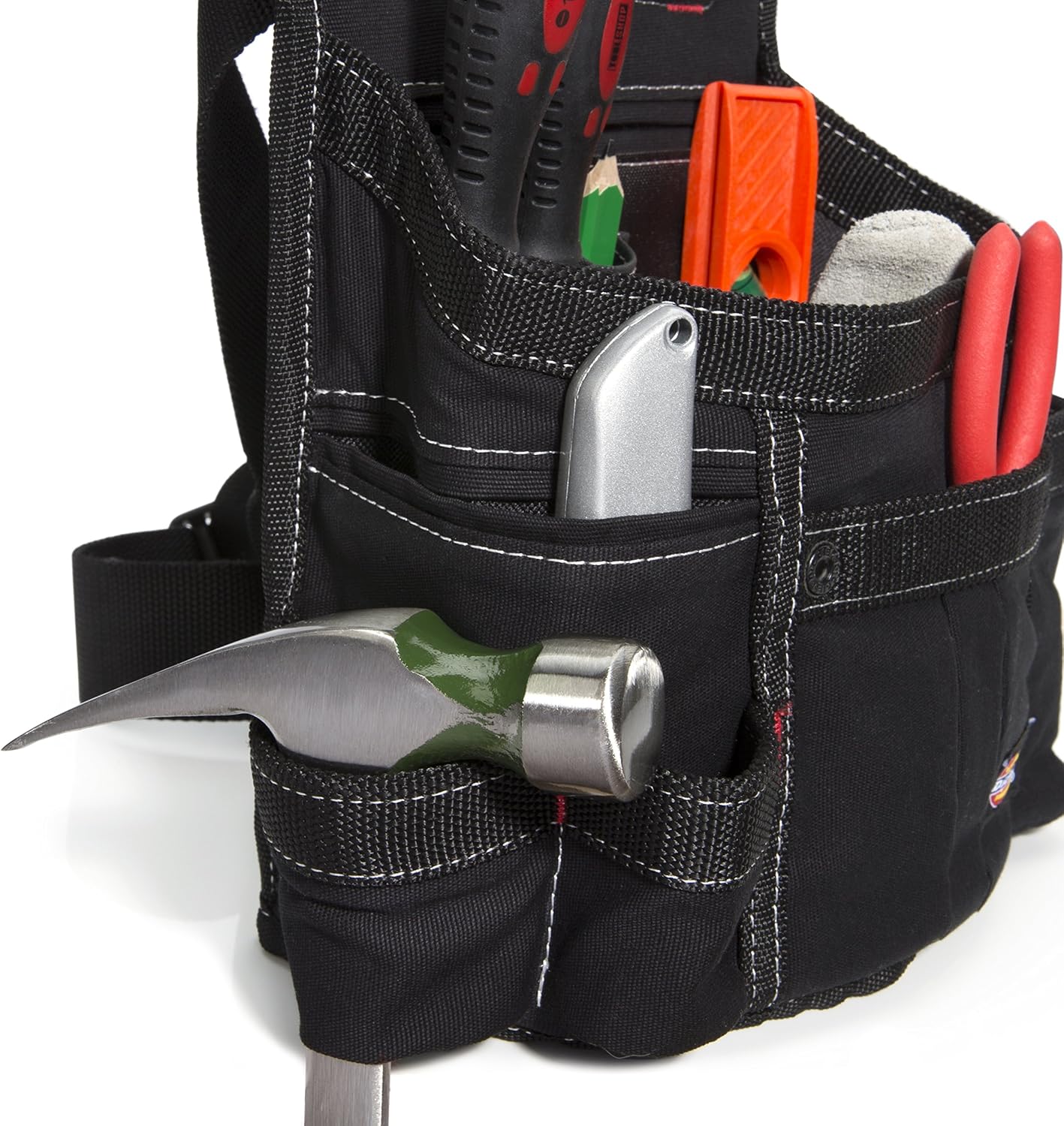 Dickies 57054 8-Pocket Tool Belt/Utility Pouch, Adjustable 2-Inch Belt, Durable Canvas Construction, Puncture-Resistant Liner - Image 3