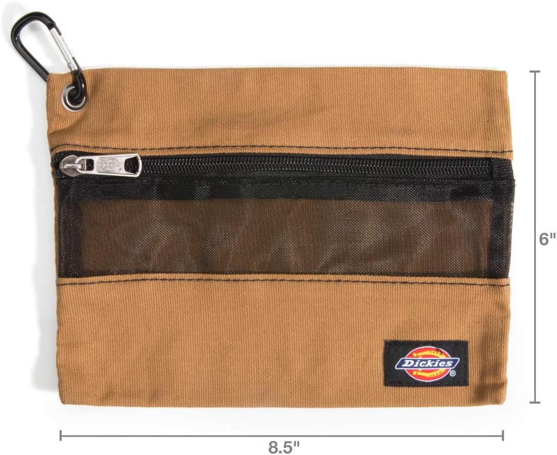 Dickies 57018 Set of 3 Small Canvas Utility Pouches, Zippered, for Organizing Small Tools and Fasteners - Image 6