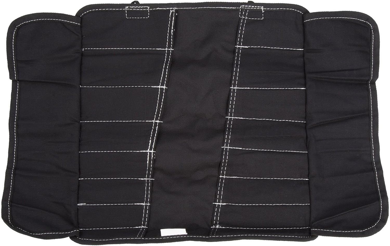 Dickies 57061 Small Wrench/Screwdriver Organizer Roll for Mechanics, 16 Tool Pockets, Durable Canvas Construction, 13.5 in. x 12.75 in. Unrolled, Black - Image 2