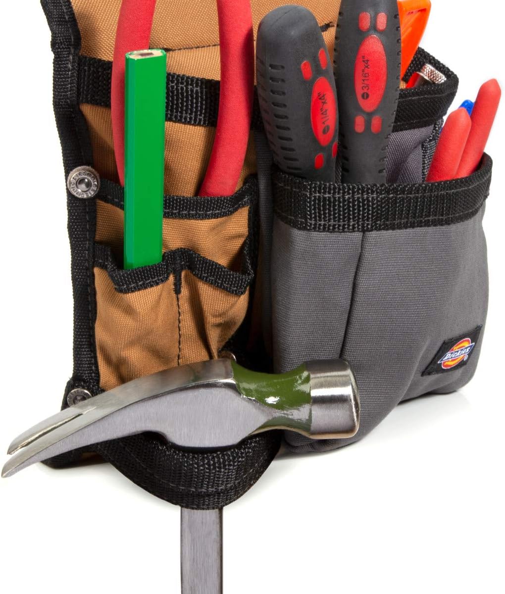 Dickies 57021 Work Gear 57021 Grey/Tan 8-Pocket Pouch - Image 3