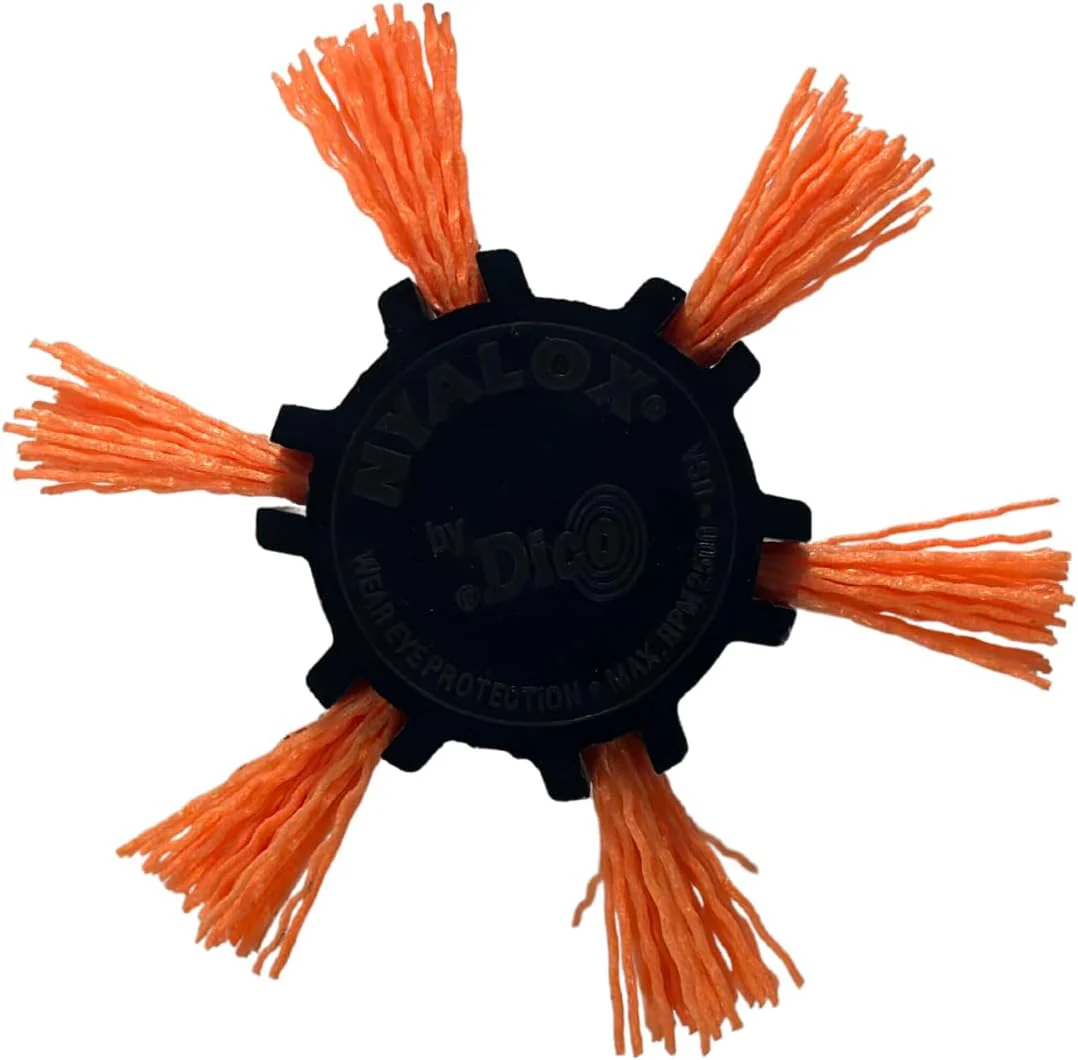 Dico 541-782-4 Nyalox Flap Brush 4-Inch Orange 120 Grit - Image 4