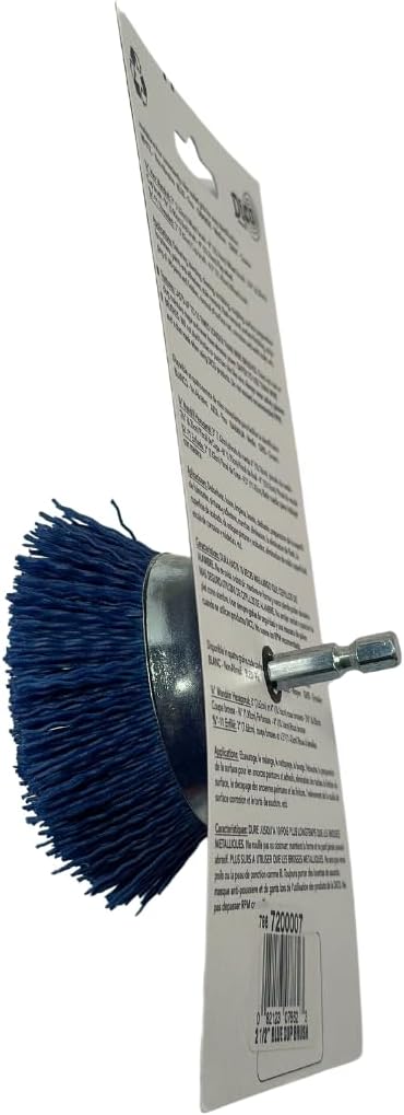 Dico 541-786-21/2 Nyalox Cup Brush 21/2-Inch Blue 240 Grit - Image 2