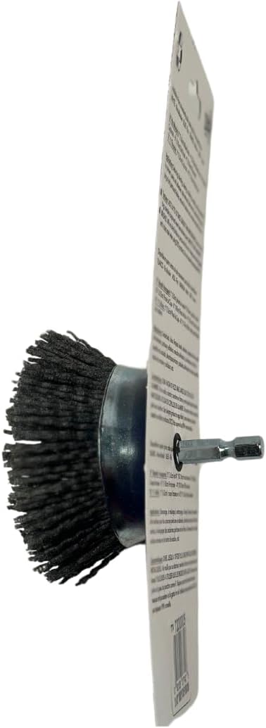 Dico 7200005 Nylox Cup Brush 21/2" 80 Grit, Grey - Image 2