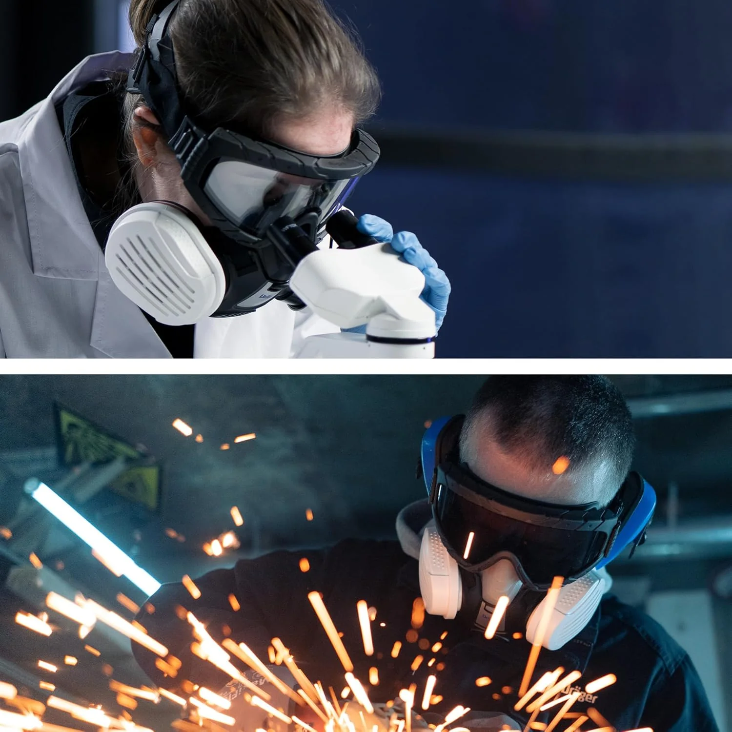 Dräger Safety Glasses X-pect 4800 | Anti-Fog & Anti-Scratch Safety Goggles with Double Screen - Image 8