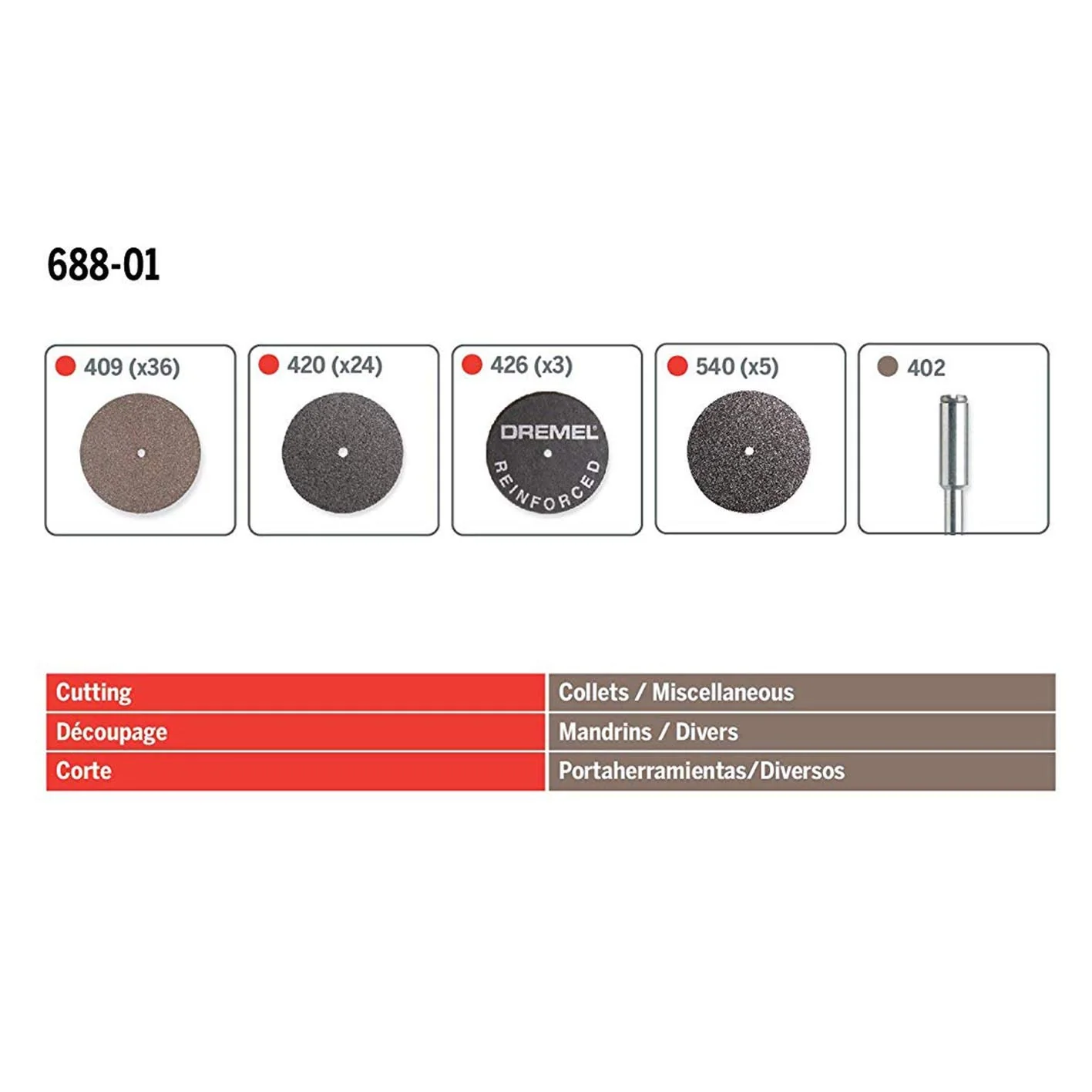 Dremel 69 pc. Cut-Off Wheel Cutting Kit - Image 3