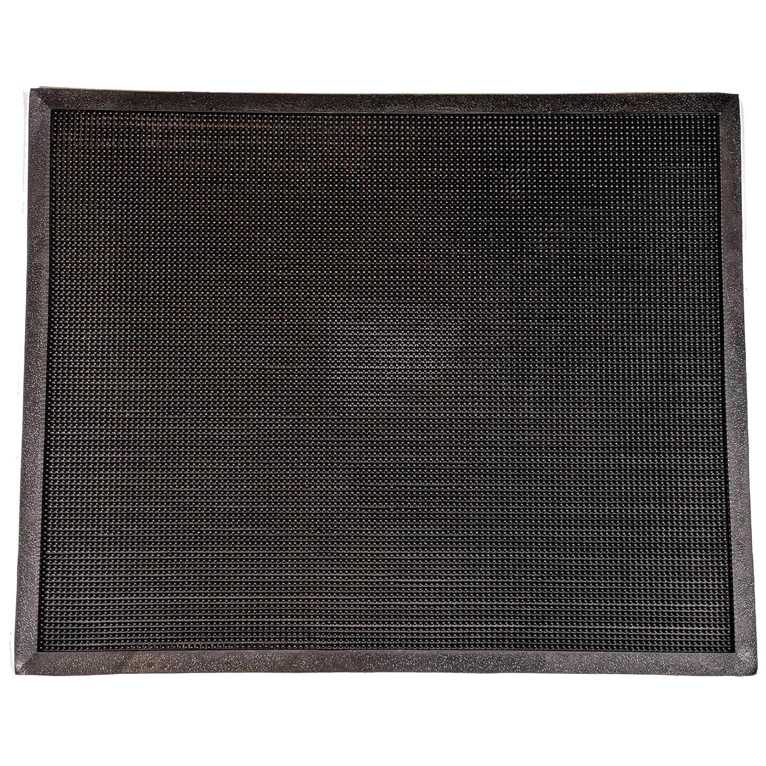 Durable Corporation-396S2432 Heavy Duty Rubber Fingertip Outdoor Entrance Mat, 24" x 32", Black - Image 3
