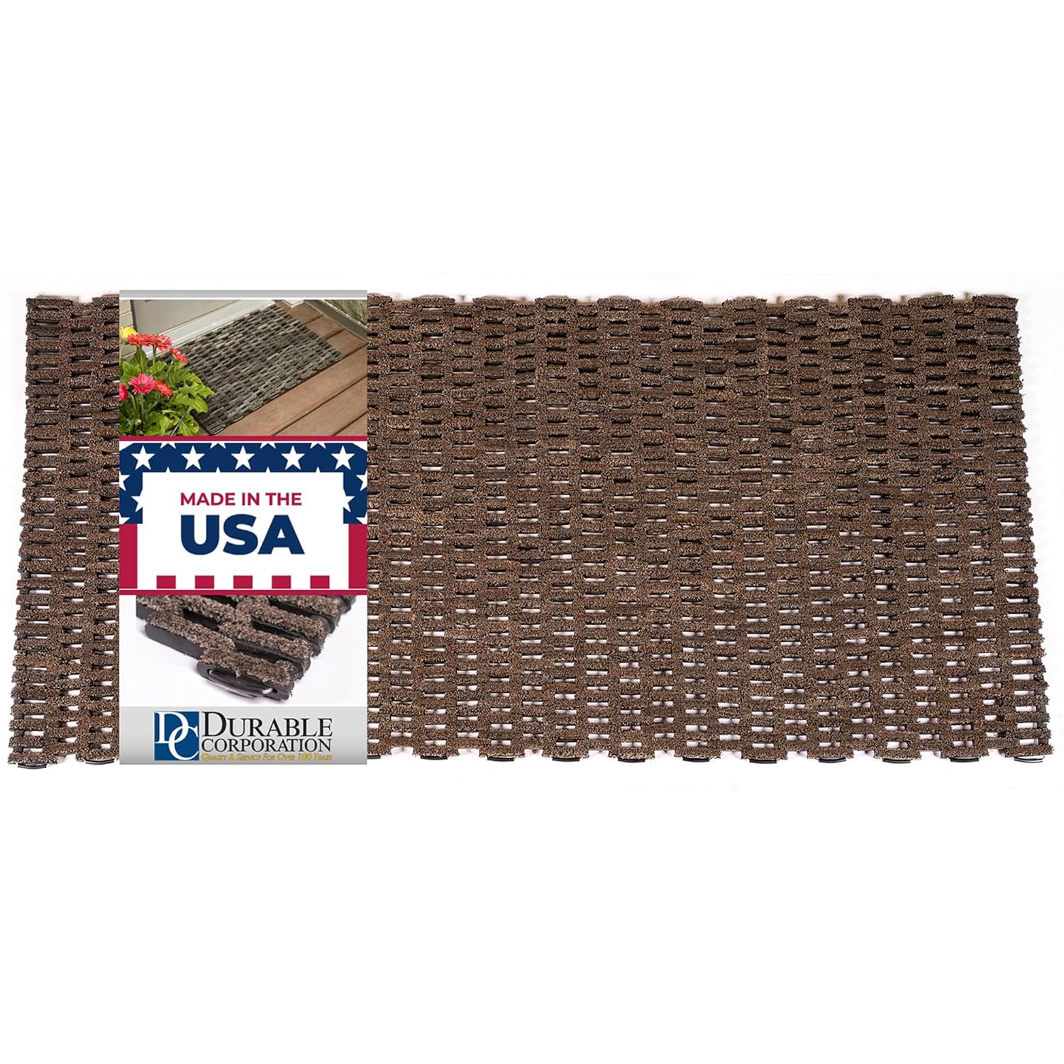 Durable Corporation 400S3672 Dura-Rug Entrance Mat, Earthtone, 36" x 72" - Image 2