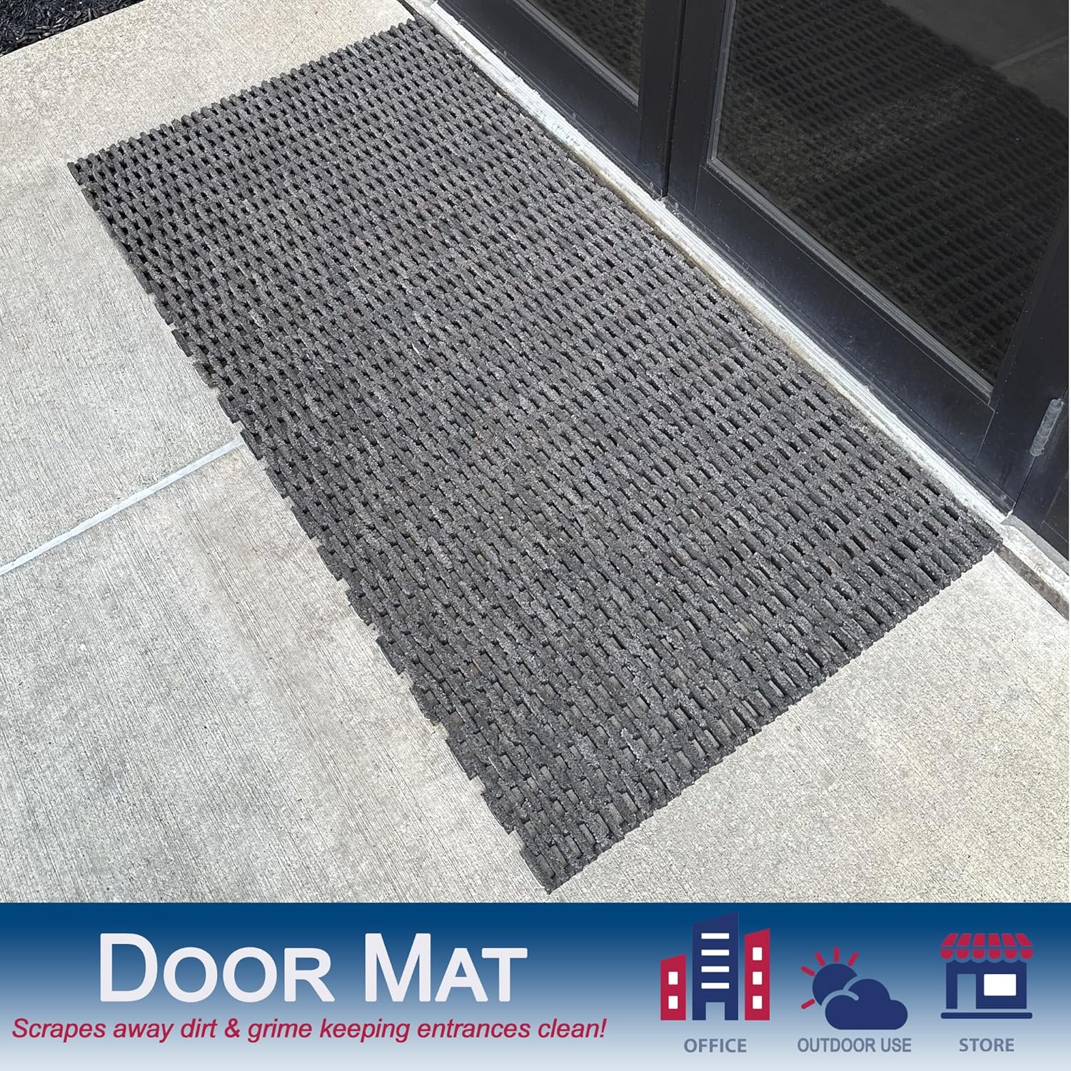 Durable Corporation 400S3672 Dura-Rug Entrance Mat, Earthtone, 36" x 72" - Image 5