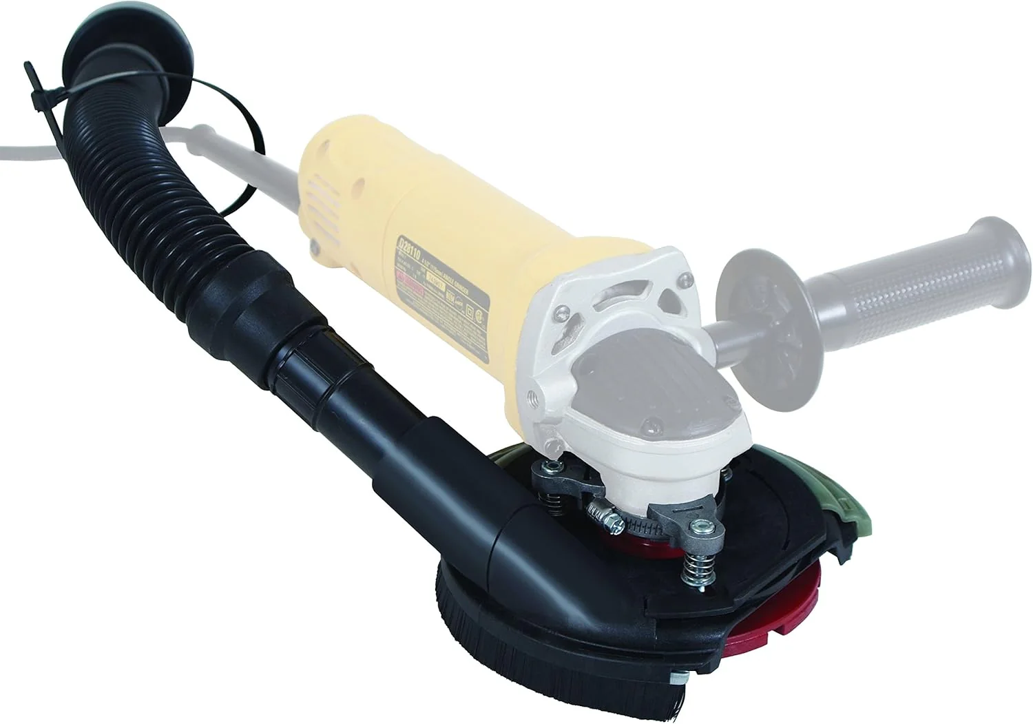Dustless Technologies D5850 Dust Buddie XP Universal Dust Control Attachment for Grinders, 7", Black/Gray - Image 4