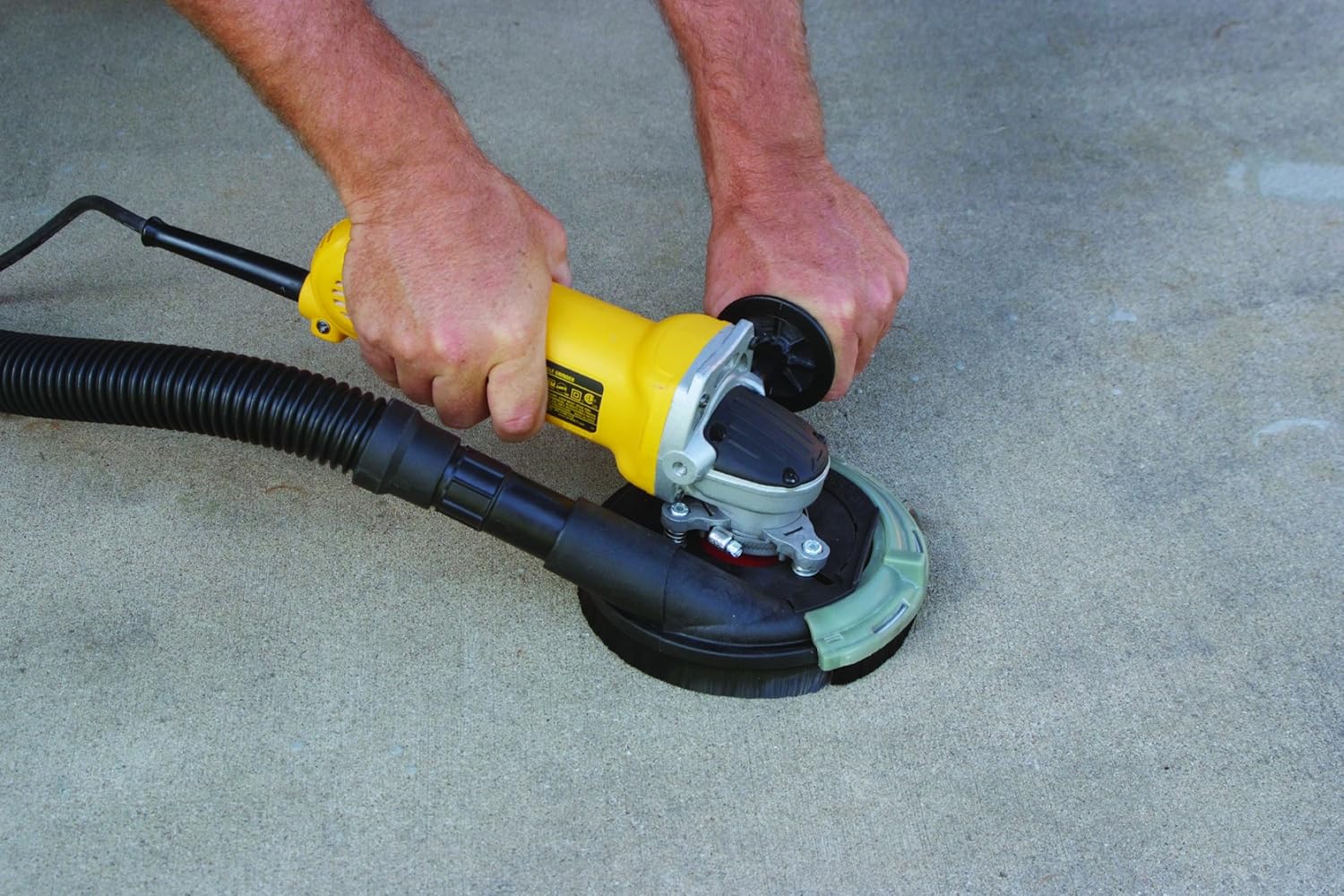 Dustless Technologies D5850 Dust Buddie XP Universal Dust Control Attachment for Grinders, 7", Black/Gray - Image 5