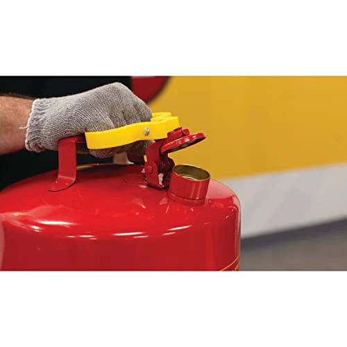 Eagle 1 Gallon Type I Green Safety Gas Can for Oil and Other Combustibles with Flame Arrester and Self-Closing Lid, Made in the USA, Galvanized Steel Flammable Storage Can, UI10SG - Image 4