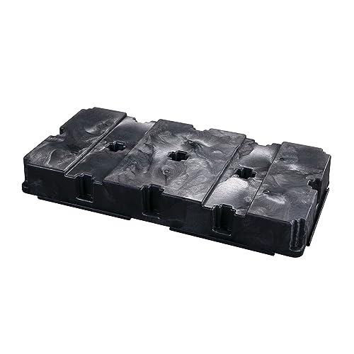 Eagle 2 Drum Spill Platform with Drain and Forklift Pockets, 26.25"x51"x6.5", 30 Gallon Sump, 5,000 lbs. Load Capacity Containment Tray, Made in USA, Black, 1632BD - Image 4