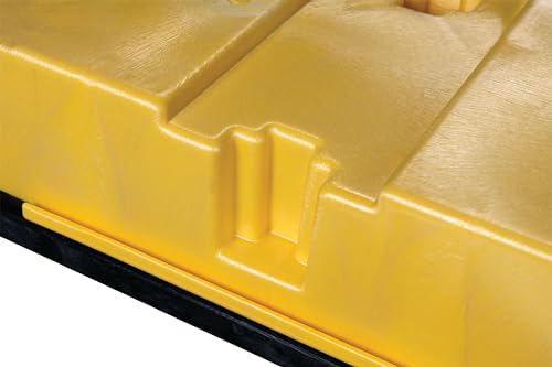 Eagle 2 Drum Spill Platform with Forklift Pockets, 26.25"x51"x6.5", 30 Gallon Sump, 5,000 lbs. Load Capacity Containment Tray, Made in USA, Yellow, 1632 - Image 5