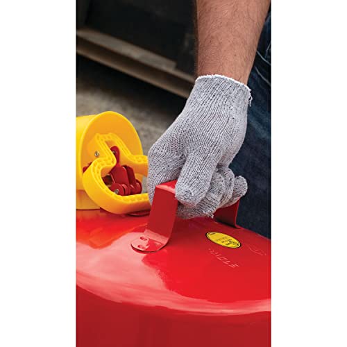 Eagle 5 Gallon Type I Green Safety Gas Can for Oil and Other Combustibles with Flame Arrester and Self-Closing Lid, Made in the USA, Galvanized Steel Flammable Storage Can, UI50SG - Image 4