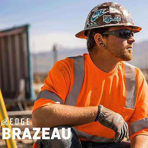 EDGE Brazeau Safety Glasses, Z87 Polarized Safety Sunglasses, Impact/Scratch Resistant, 99.9% UV Protect, ANSI Z87 Rated - Image 6