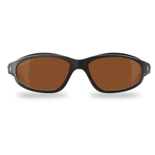 EDGE Dakura | Polarized Safety Glasses | ANSI Rated | Anti-Slip | 99.9% UV Protection | 3X Dipper Anti-Scratch (Black, Polarized Copper Driving) - Image 2