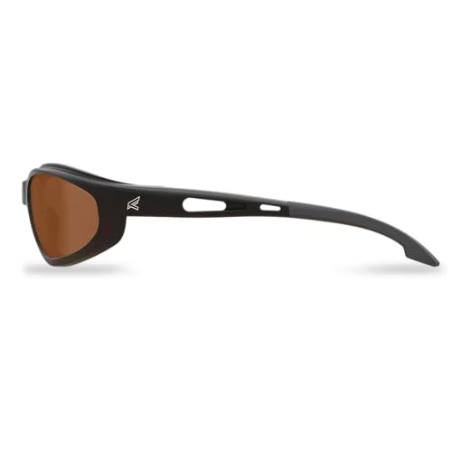 EDGE Dakura | Polarized Safety Glasses | ANSI Rated | Anti-Slip | 99.9% UV Protection | 3X Dipper Anti-Scratch (Black, Polarized Copper Driving) - Image 3