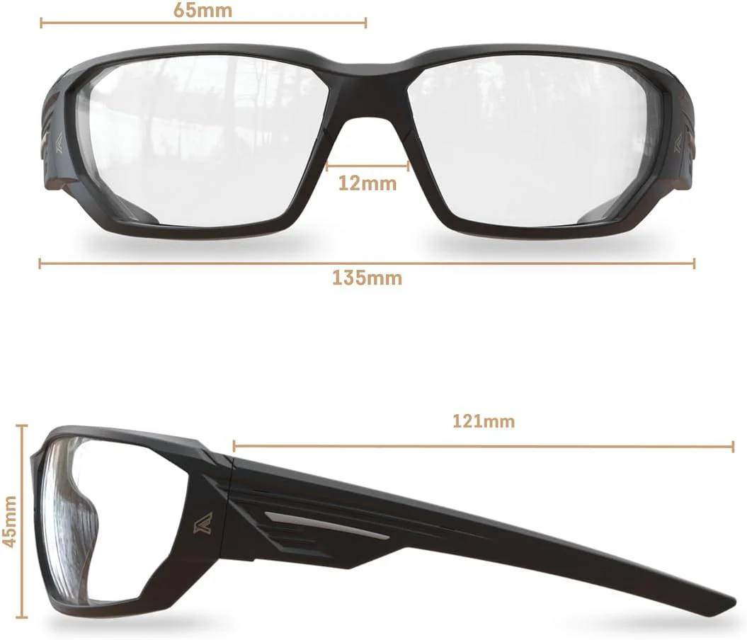 EDGE TXD416 Dawson Polarized Wrap-Around Safety Glasses Black Casual - Image 8