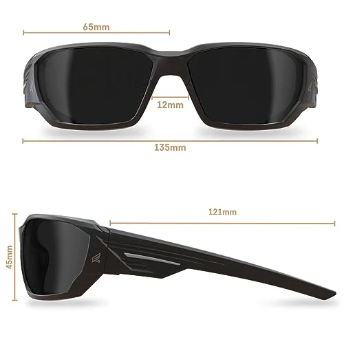 EDGE Dawson Anti Fog Safety Glasses for Men, High Impact Rated ANSI Z87.1 Safety Non Slip Sunglasses, Protective Eyewear - Image 4