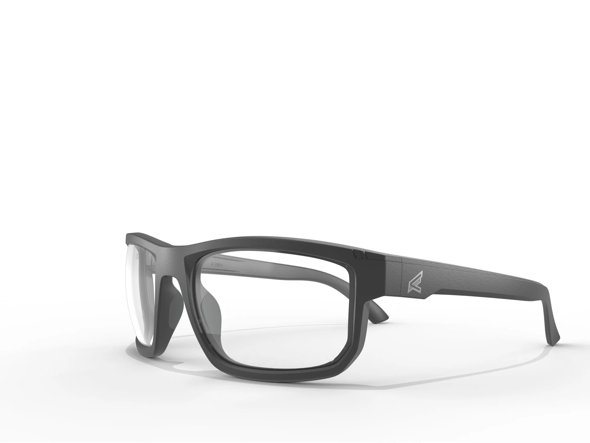 EDGE Defiance Z87 Wayfarer Safety Sunglasses (Matte Black, Clear Vapor Shield Lens), Anti-fog Z87 Clear Safety Glasses, Shatter Resistant, ANSI Compliant Men's Sunglasses