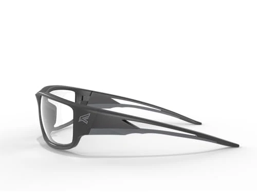 EDGE Kazbek Wrap-Around Safety Glasses, Anti-Scratch, Non-Slip, UV 400, Military Grade, ANSI/ISEA & MCEPS Compliant (Black, Clear Vapor Shield) - Image 3
