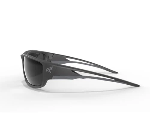 EDGE Kazbek Wrap-Around Safety Glasses, Anti-Scratch, Non-Slip, UV 400, Military Grade, ANSI/ISEA & MCEPS Compliant (Black, Polarized Smoke) - Image 3