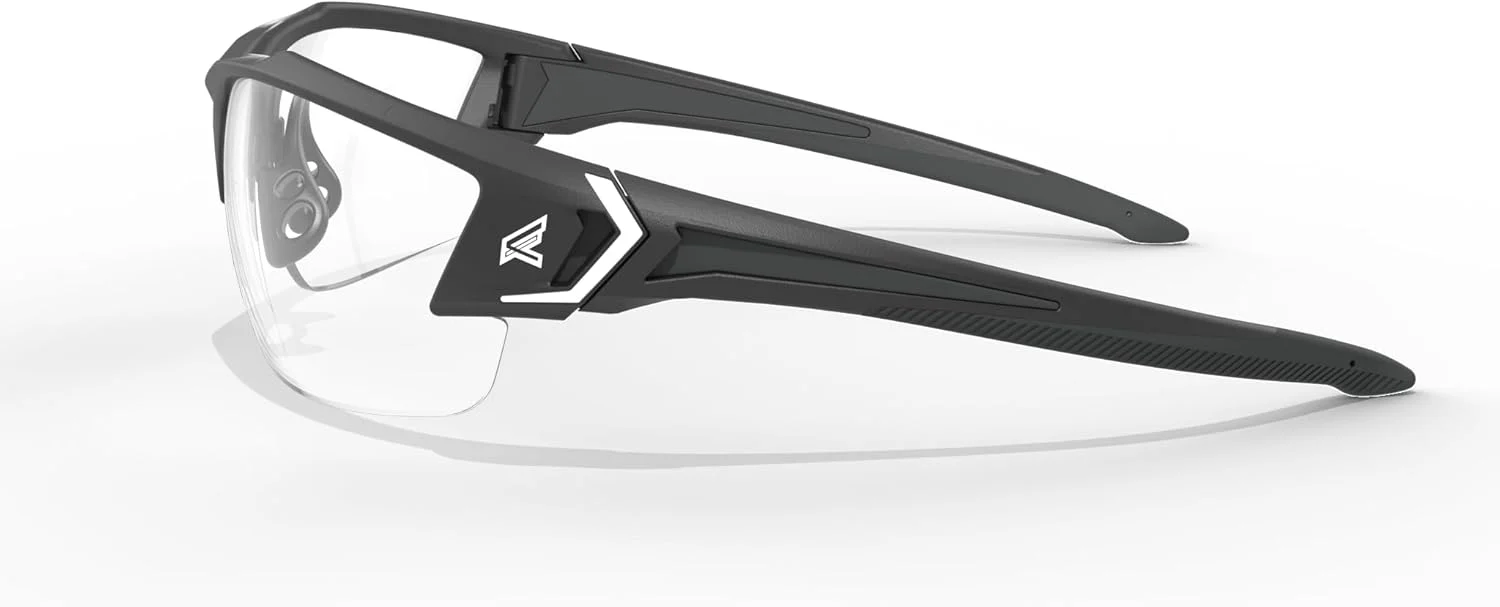 EDGE Khor G2 ANSI Z87 Safety Glasses for Men: Shatter Resistant, Anti-Slip Frames, Nylon Lenses, Clear Z87 Safety Glasses for Men - Image 3