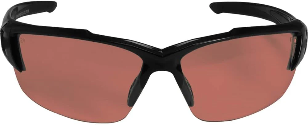 Edge SDK115-G2 Khor G2 Wrap-Around Safety Glasses, Anti-Scratch, Non-Slip, UV 400, Military Grade, ANSI/ISEA & MCEPS Compliant, 5.04" Wide, Black Frame / Copper Lens - Image 3