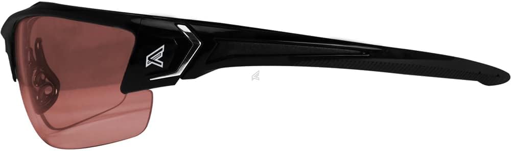 Edge SDK115-G2 Khor G2 Wrap-Around Safety Glasses, Anti-Scratch, Non-Slip, UV 400, Military Grade, ANSI/ISEA & MCEPS Compliant, 5.04" Wide, Black Frame / Copper Lens - Image 4